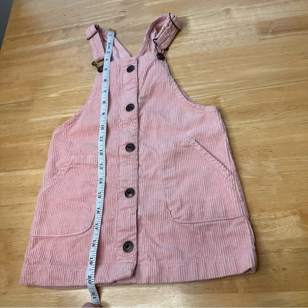 Oshkosh BGOSH Vestbak Size 3T Pink dress Skirtall Overalls Dress Pink Corduroy